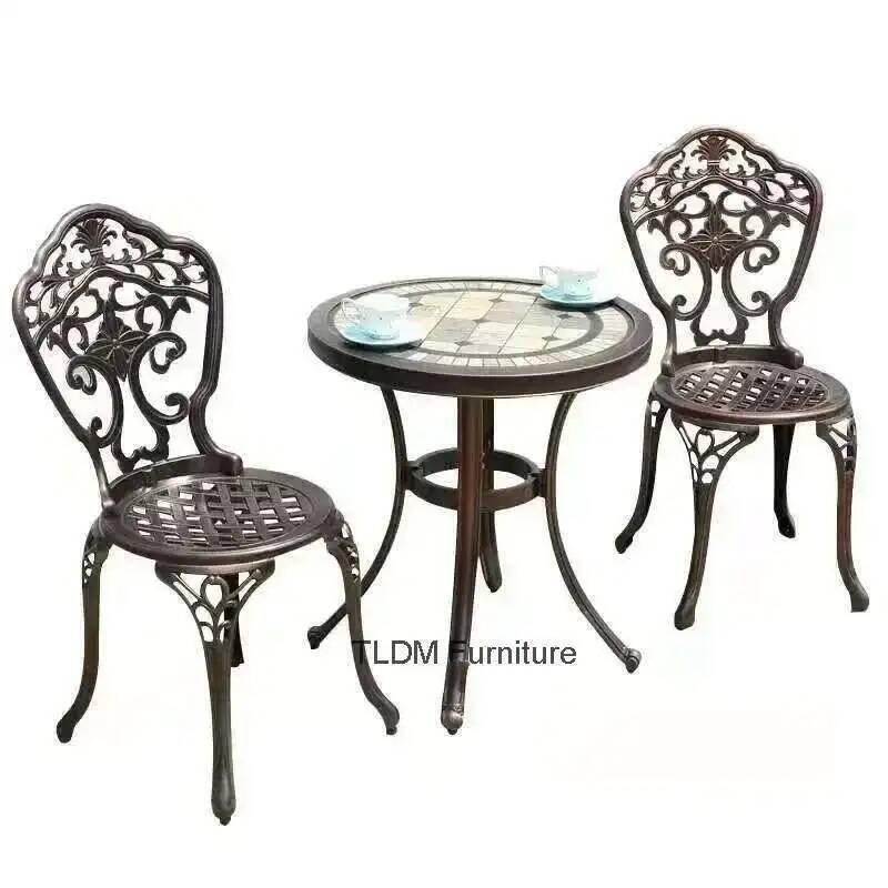 Outdoor Furniture Iron - Набор урн, стулья для отдыха на