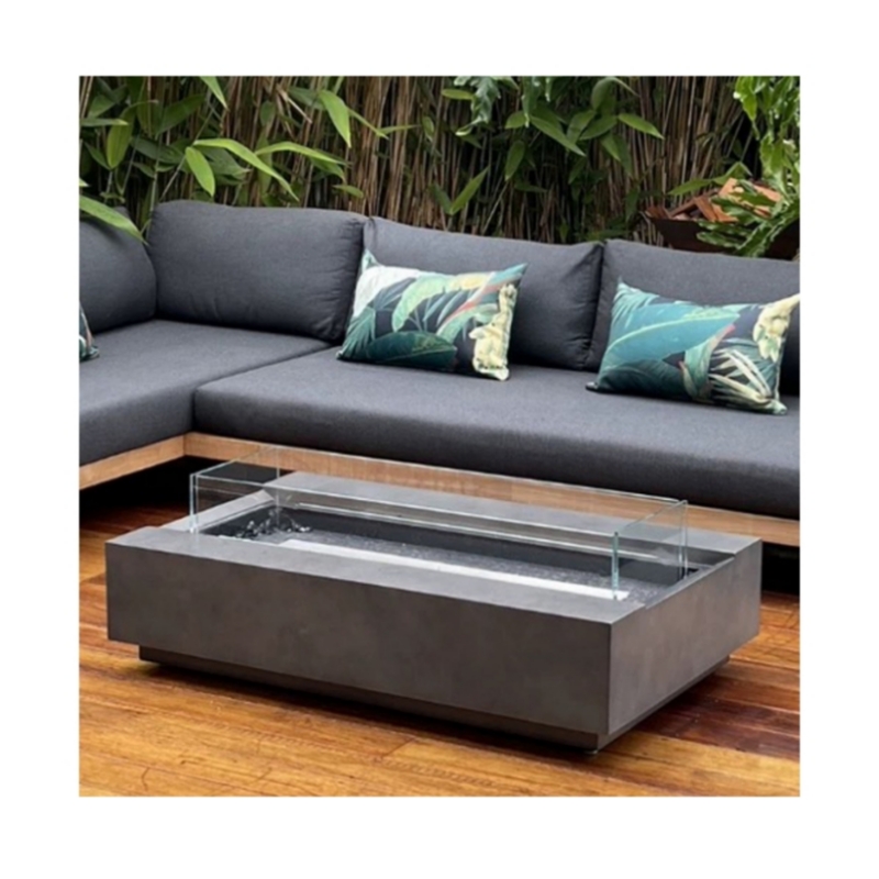 Outdoor Furniture Fire Table - Современный комплект уличной мебели из кортеновской