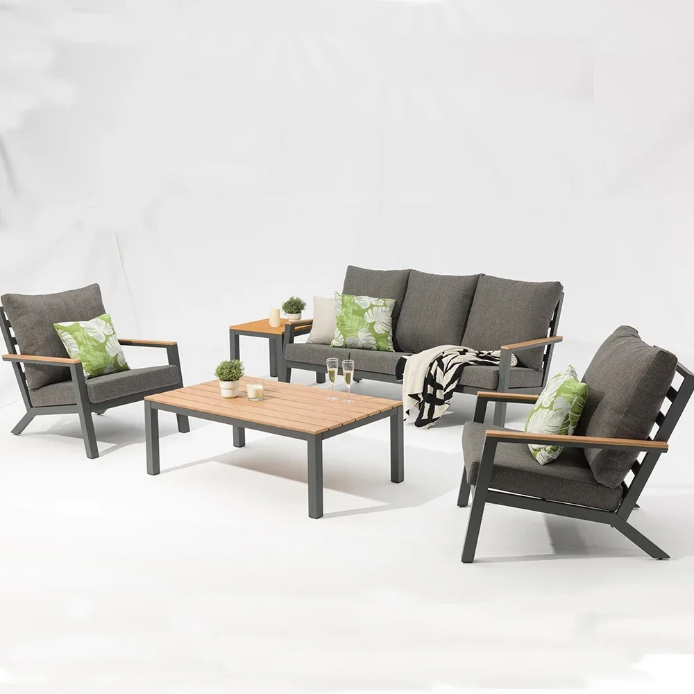 Outdoor Furniture Italian - L Алюминиевый итальянский уличный диван с