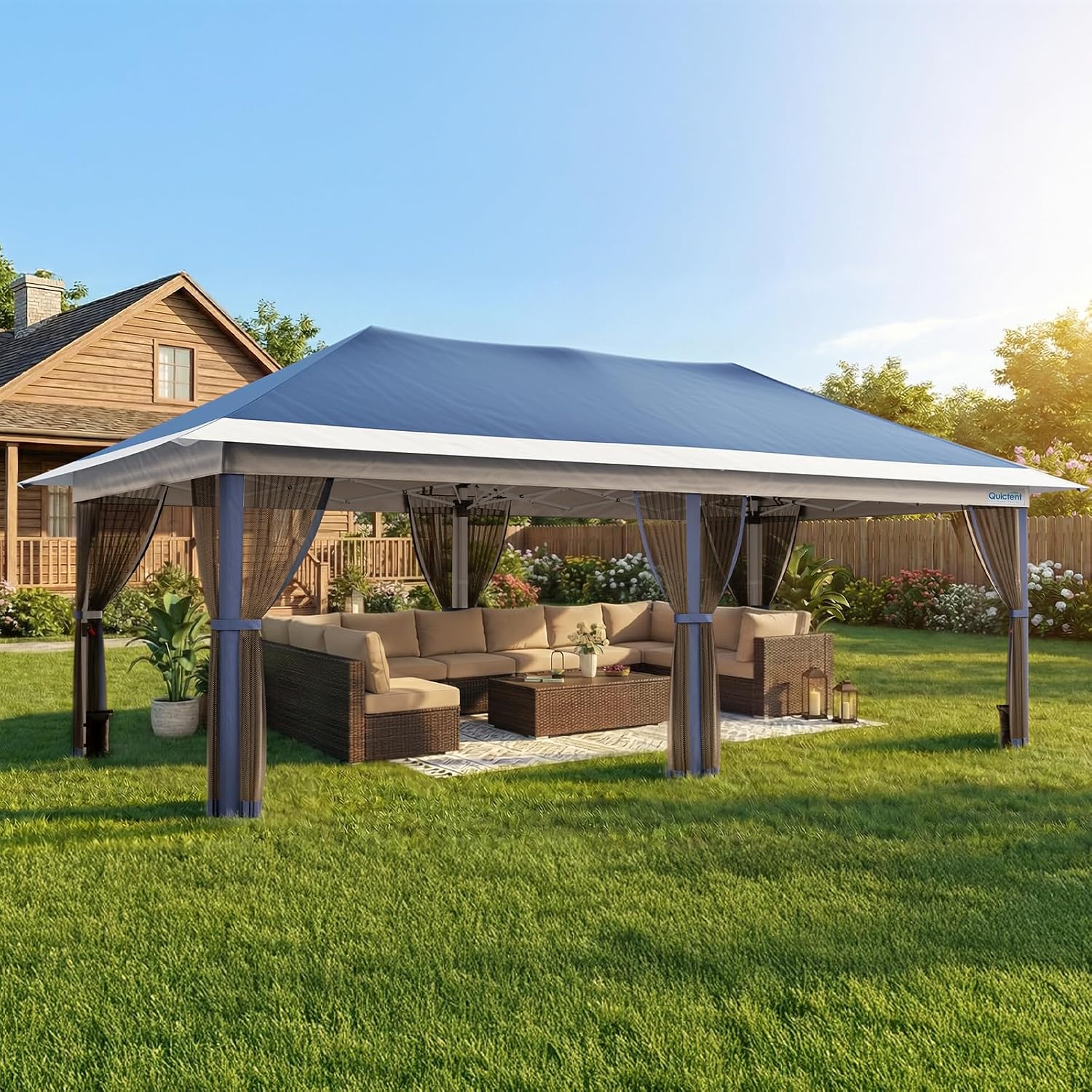 Gazebo Pop Up - Палатка-шатер 10x20 футов, раскладная, для одного