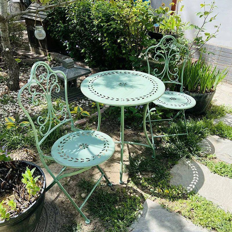Outdoor Furniture Iron - Французский деревенский стиль: Железный стол и