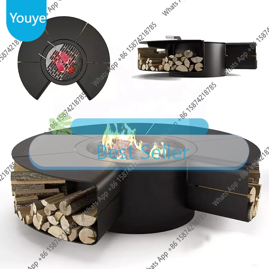 Уличный бездымный стол-очаг I  – обзор и цена Outdoor Furniture Fire Table