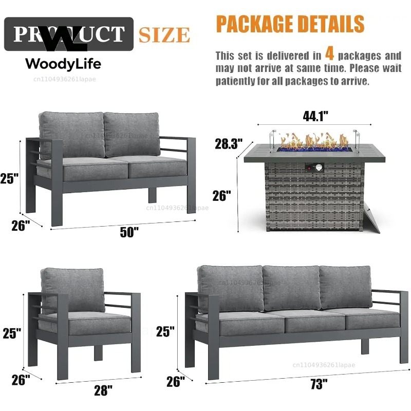 Комплект садовой мебели из 5 п – обзор и цена Outdoor Furniture Fire Table