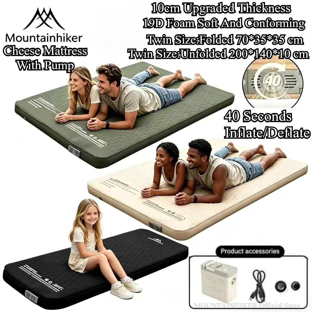 Надувной матрас MOUNTAINHIKER  – обзор и цена Outdoor Furniture From China