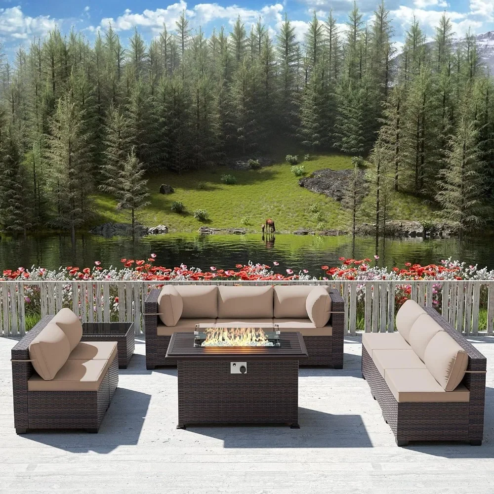 -Набор мебели для патио со сто – обзор и цена Outdoor Furniture Fire Table