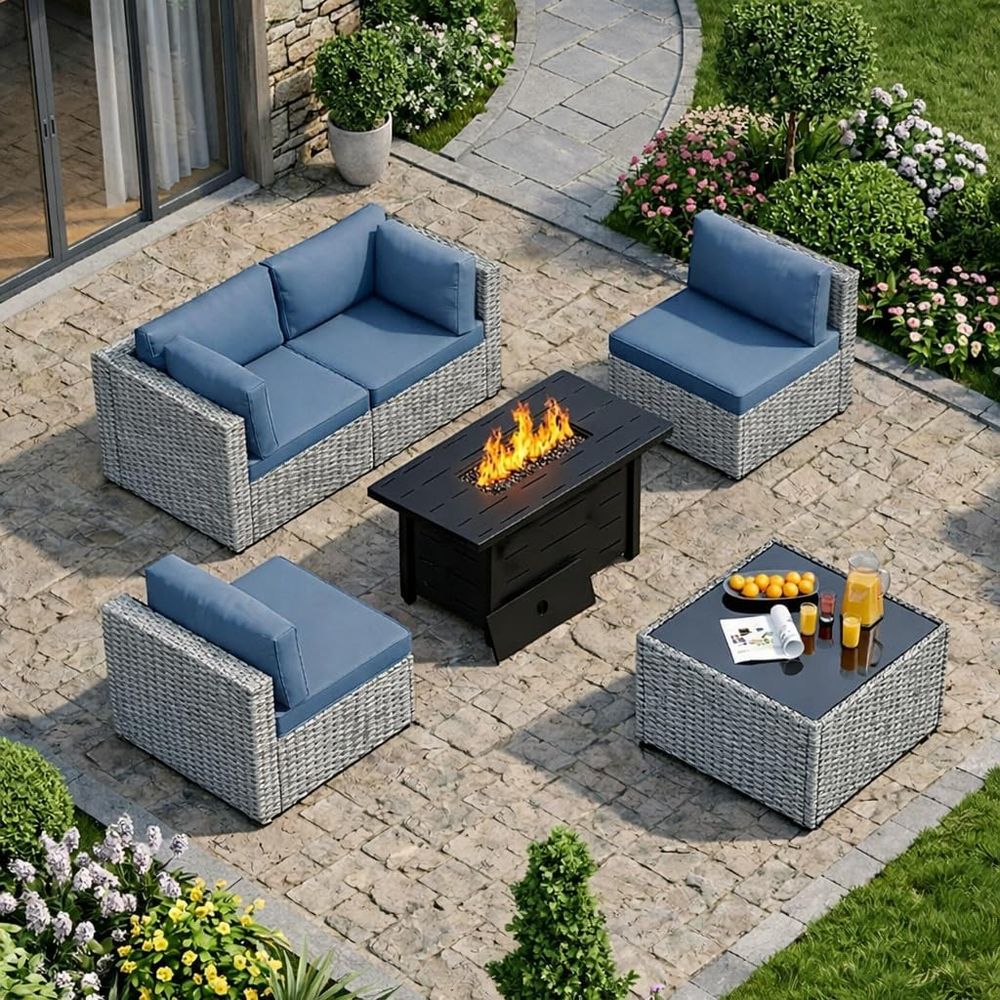 Комплект садовой мебели из 5 п – обзор и цена Outdoor Furniture Fire Table