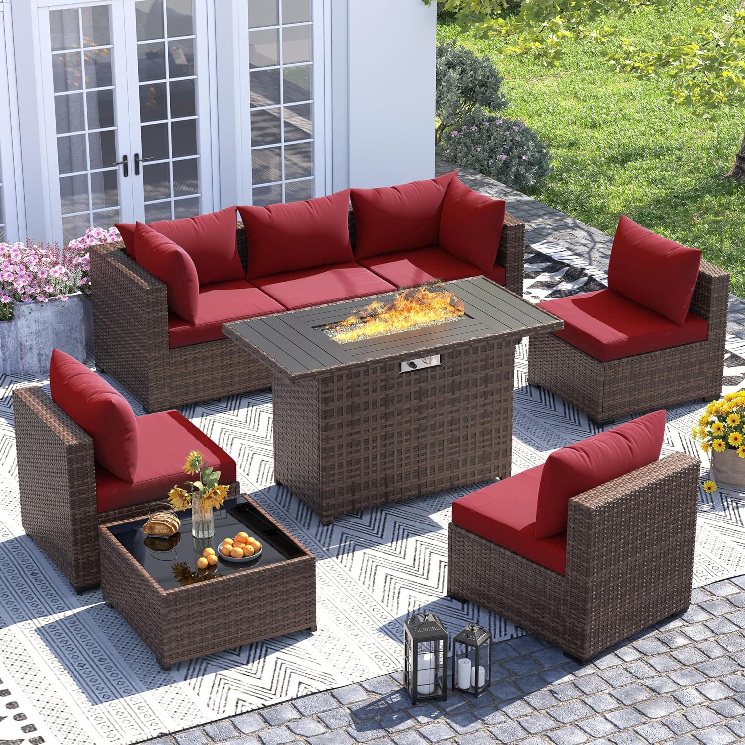 Комплект из 8 предметов: всепо – обзор и цена Outdoor Furniture Fire Table