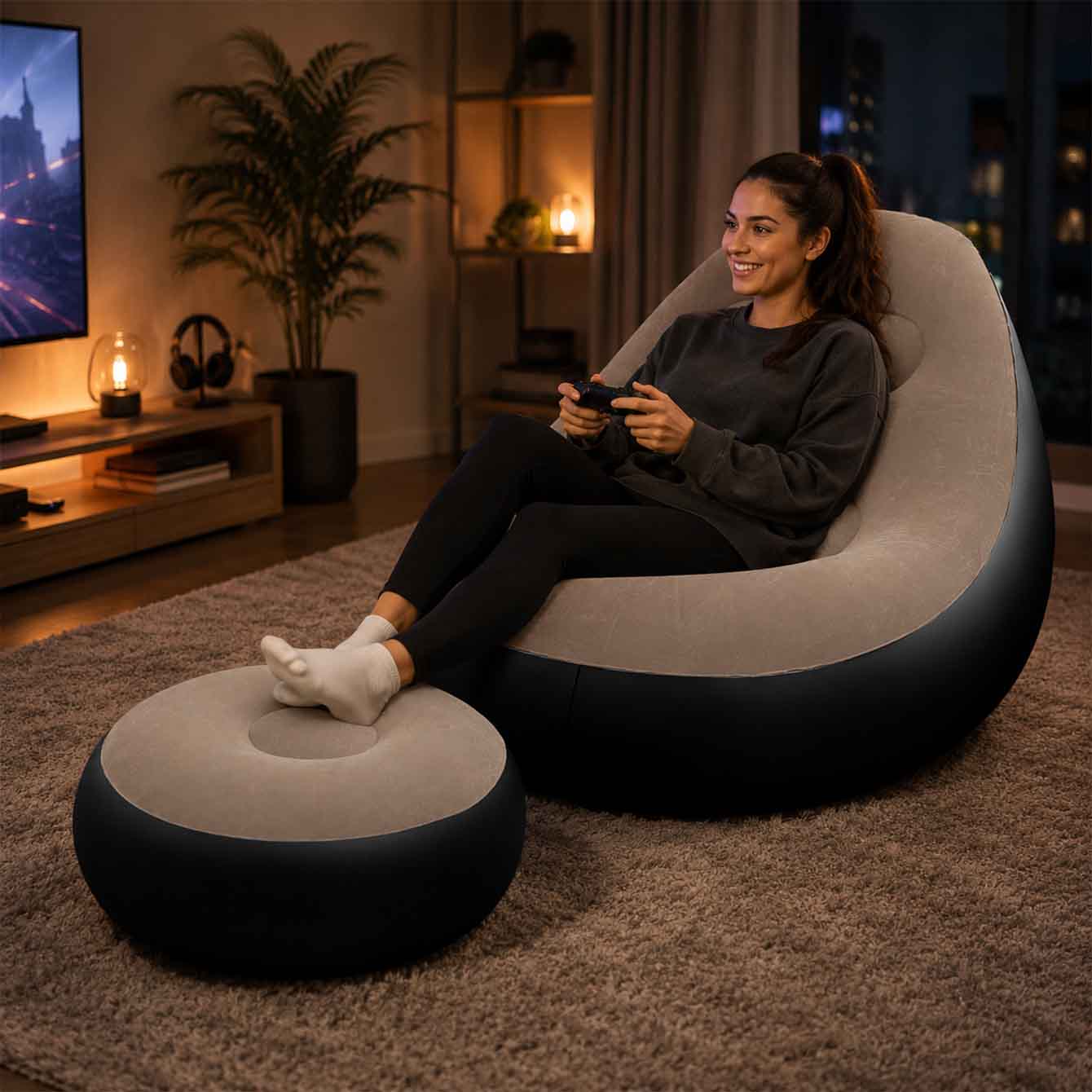 Надувное кресло для взрослых,  – обзор и цена Outdoor Furniture Nearby