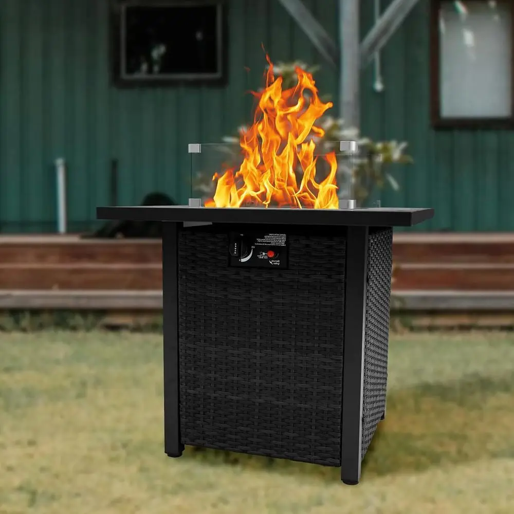 Плетеная мебель для патио, ком – обзор и цена Outdoor Furniture Fire Table
