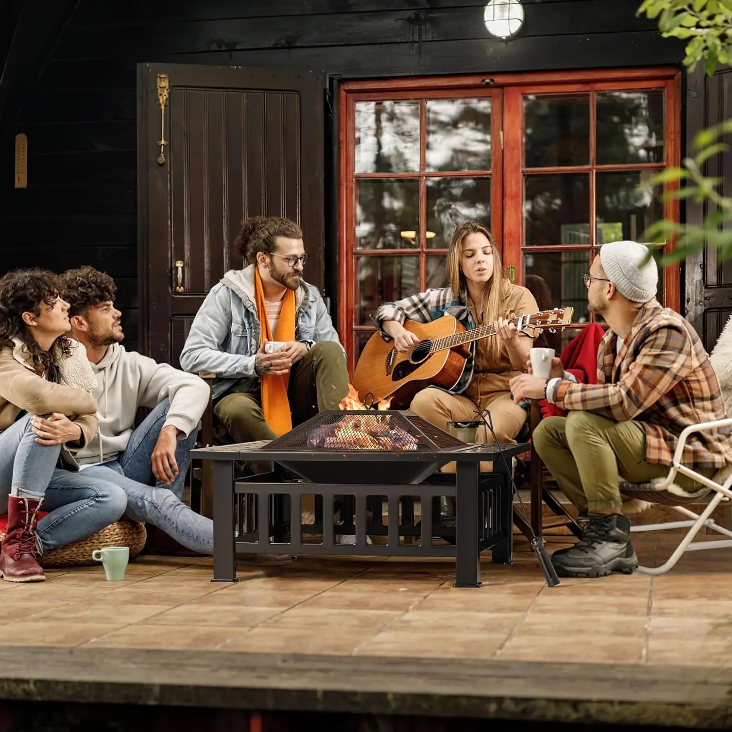 Уличный очаг-костровище, 32-дю – обзор и цена Outdoor Furniture Fire Table