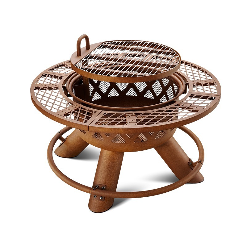 Современный уличный стальной м – обзор и цена Outdoor Furniture Fire Table