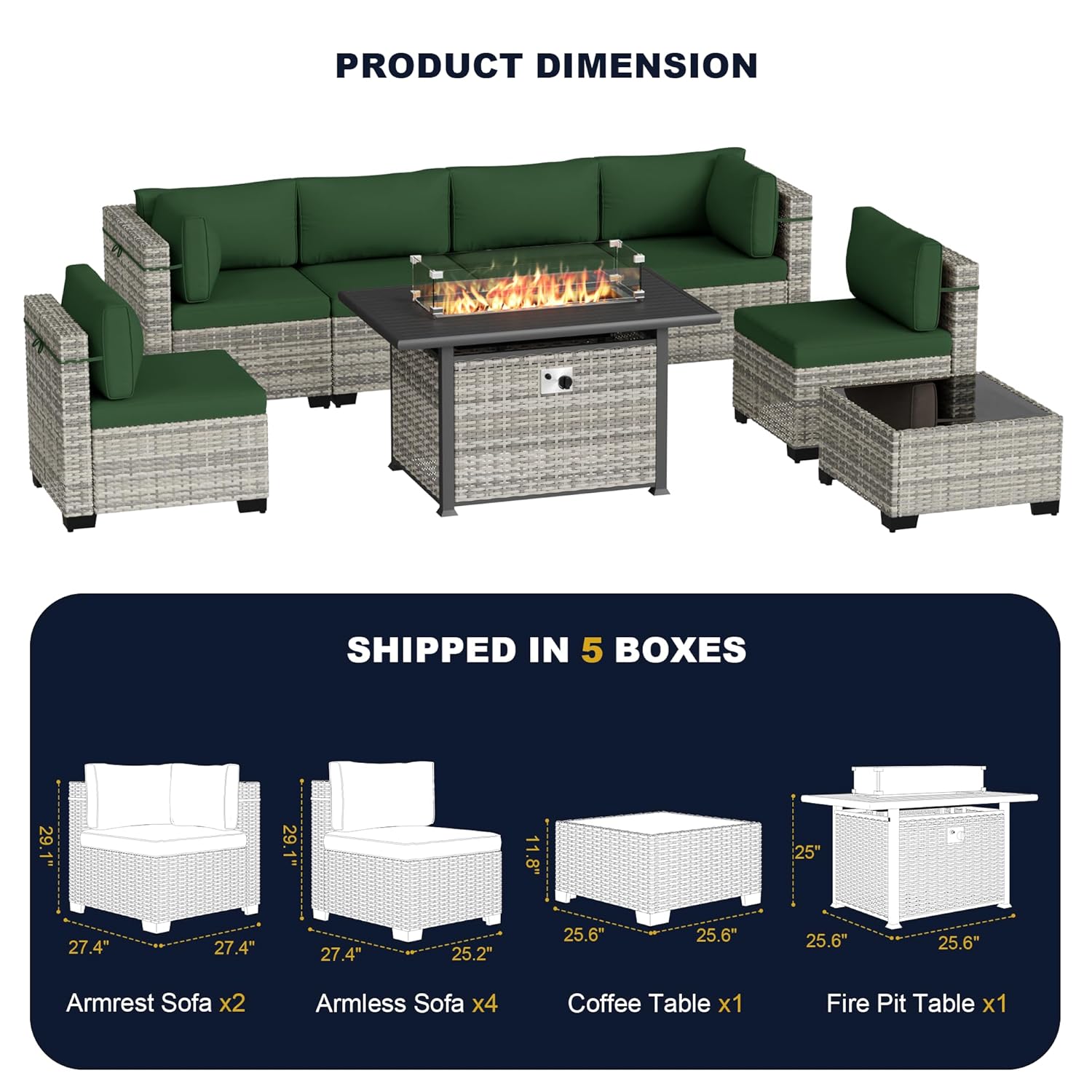 Комплект садовой мебели из 8 п – обзор и цена Outdoor Furniture Fire Table
