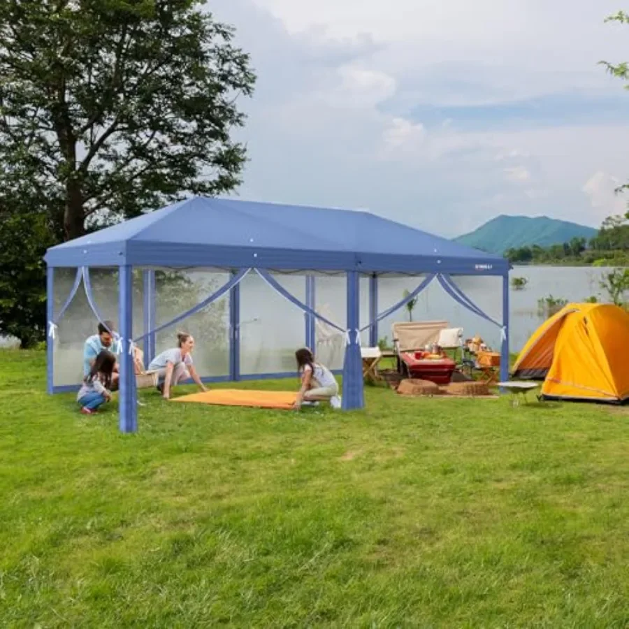 Палатка-тент 10x20 с боковыми  – обзор и цена Gazebo Pop Up